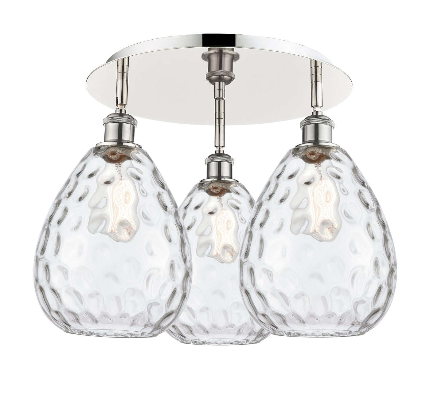 Ballston Semi-Flush Mount Satin Nickel