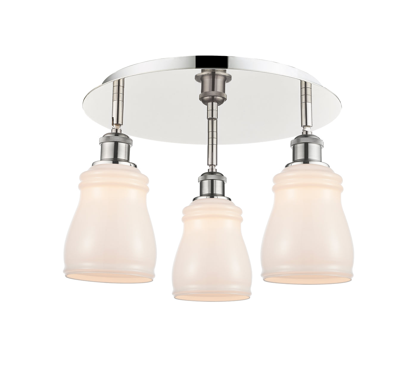 Ballston Semi-Flush Mount Satin Nickel