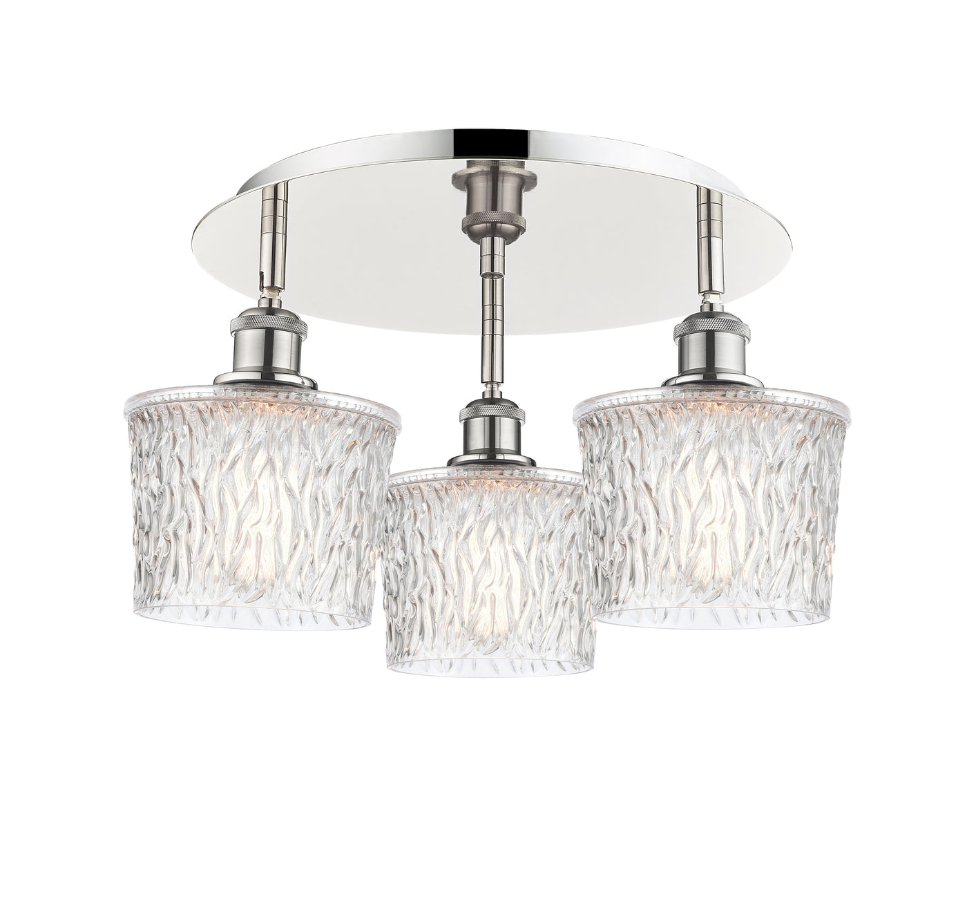 Ballston Semi-Flush Mount Satin Nickel