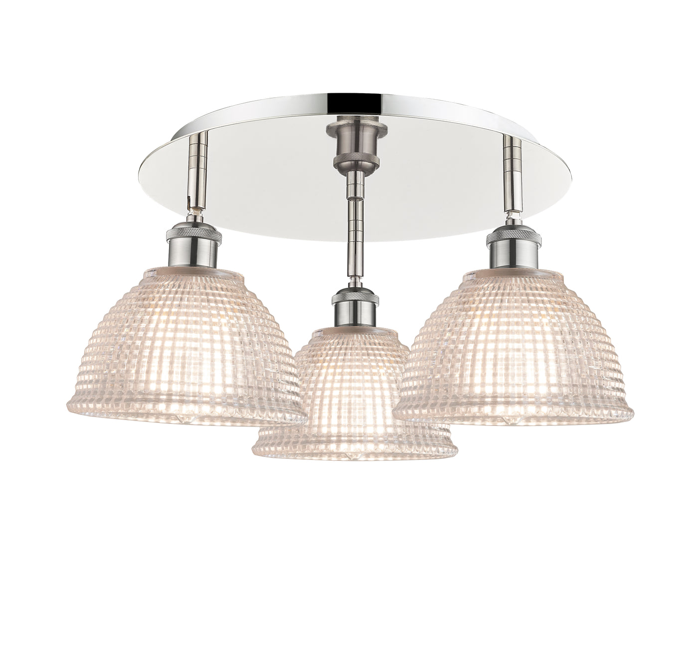 Ballston Semi-Flush Mount Satin Nickel