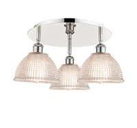 Ballston Semi-Flush Mount Satin Nickel