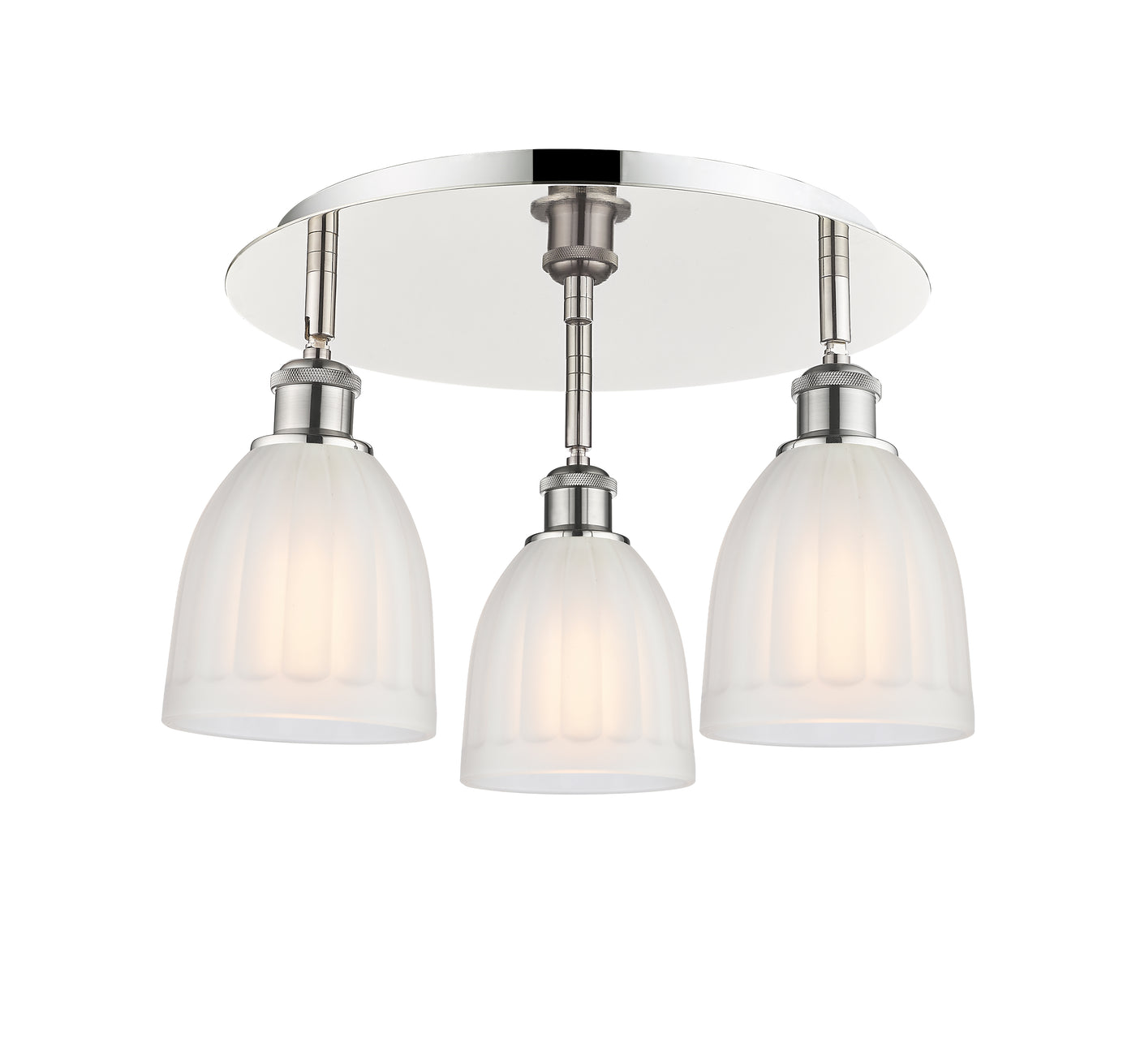 Ballston Semi-Flush Mount Satin Nickel