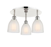 Ballston Semi-Flush Mount Satin Nickel