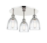 Ballston Semi-Flush Mount Satin Nickel