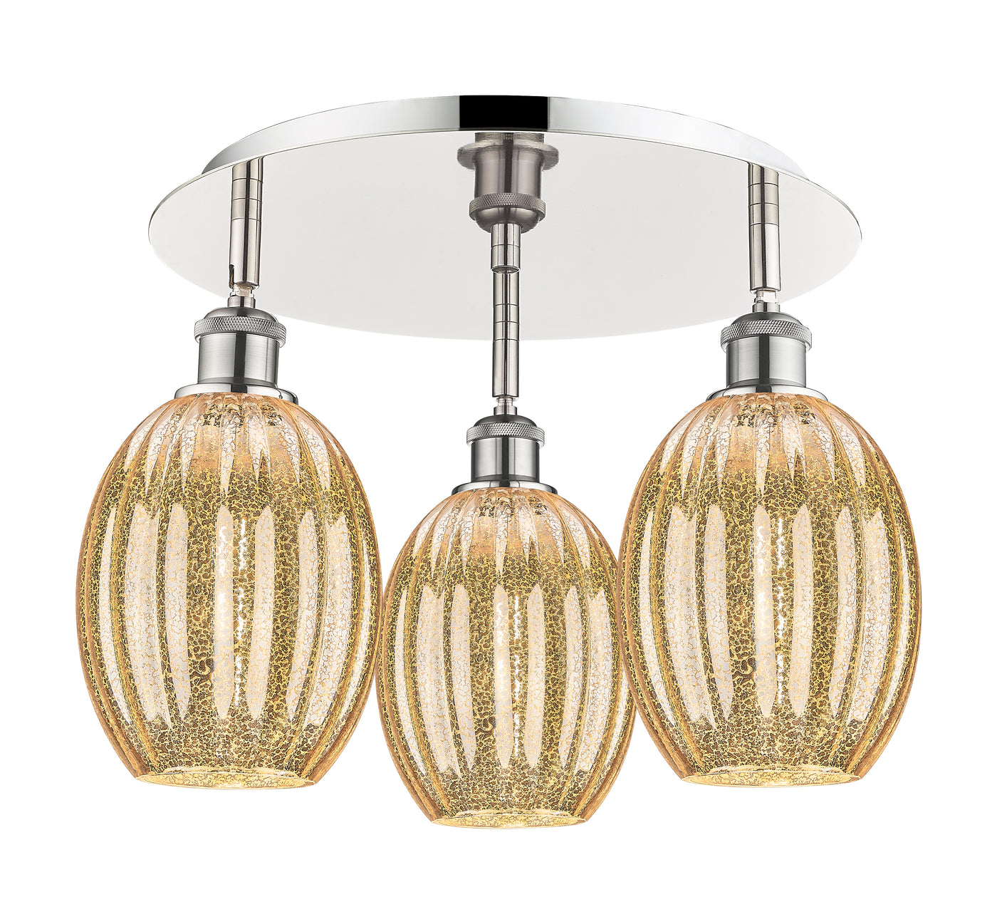 Ballston Semi-Flush Mount Satin Nickel