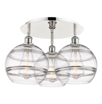 Ballston Semi-Flush Mount Satin Nickel