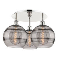 Ballston Semi-Flush Mount Satin Nickel