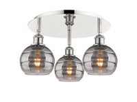 Ballston Semi-Flush Mount Satin Nickel