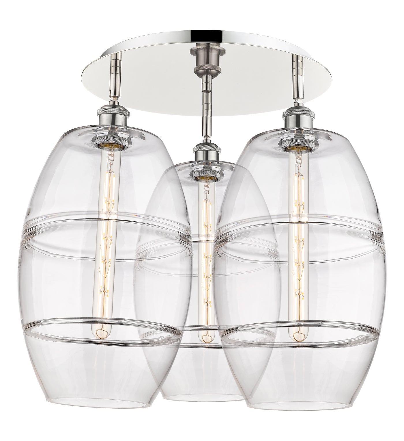 Ballston Semi-Flush Mount Satin Nickel