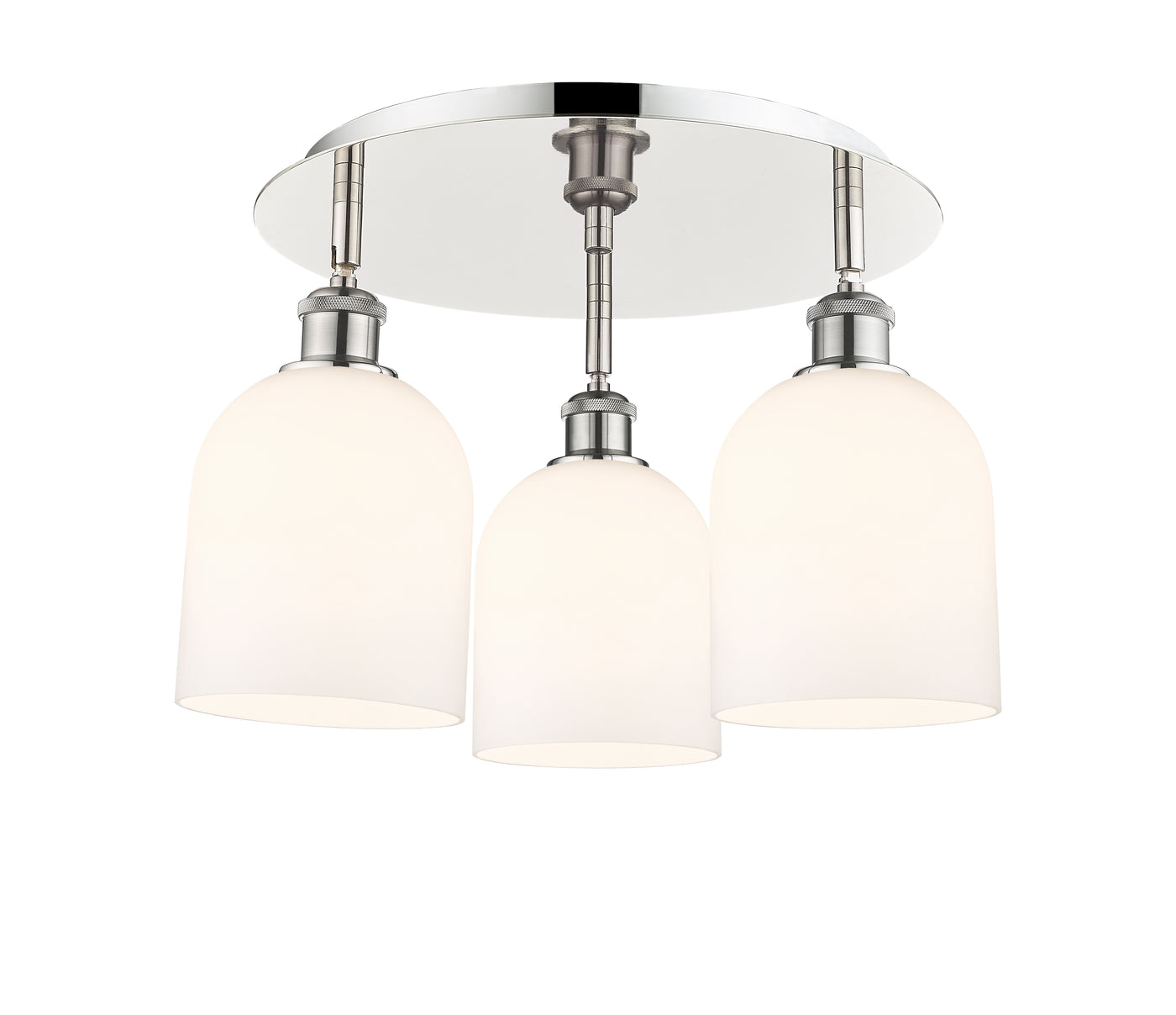 Ballston Semi-Flush Mount Satin Nickel