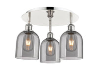 Ballston Semi-Flush Mount Satin Nickel