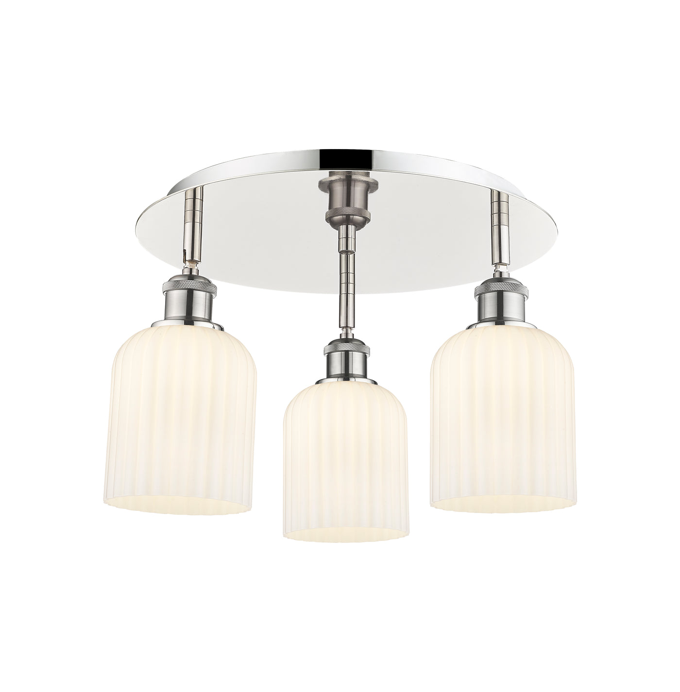Ballston Semi-Flush Mount Satin Nickel