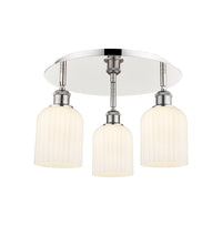Ballston Semi-Flush Mount Satin Nickel