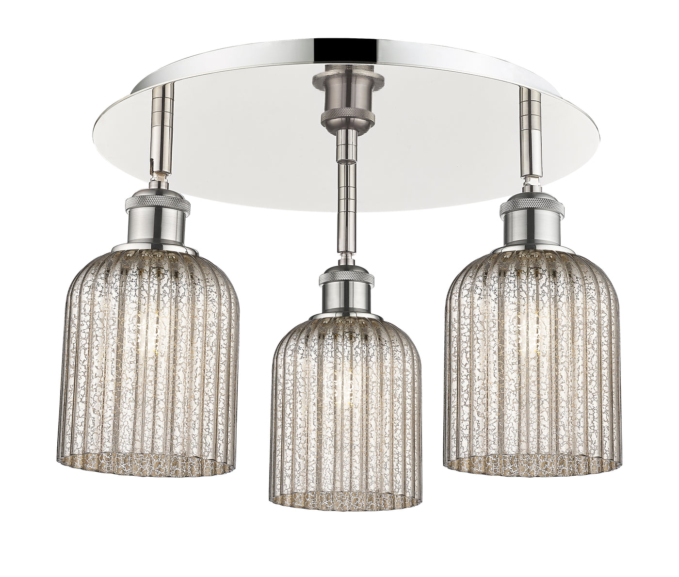 Ballston Semi-Flush Mount Satin Nickel