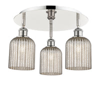 Ballston Semi-Flush Mount Satin Nickel