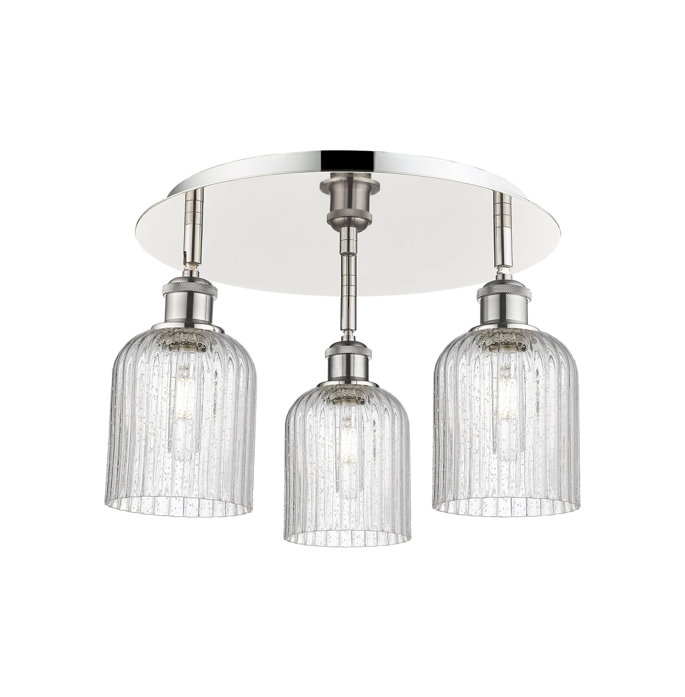 Ballston Semi-Flush Mount Satin Nickel