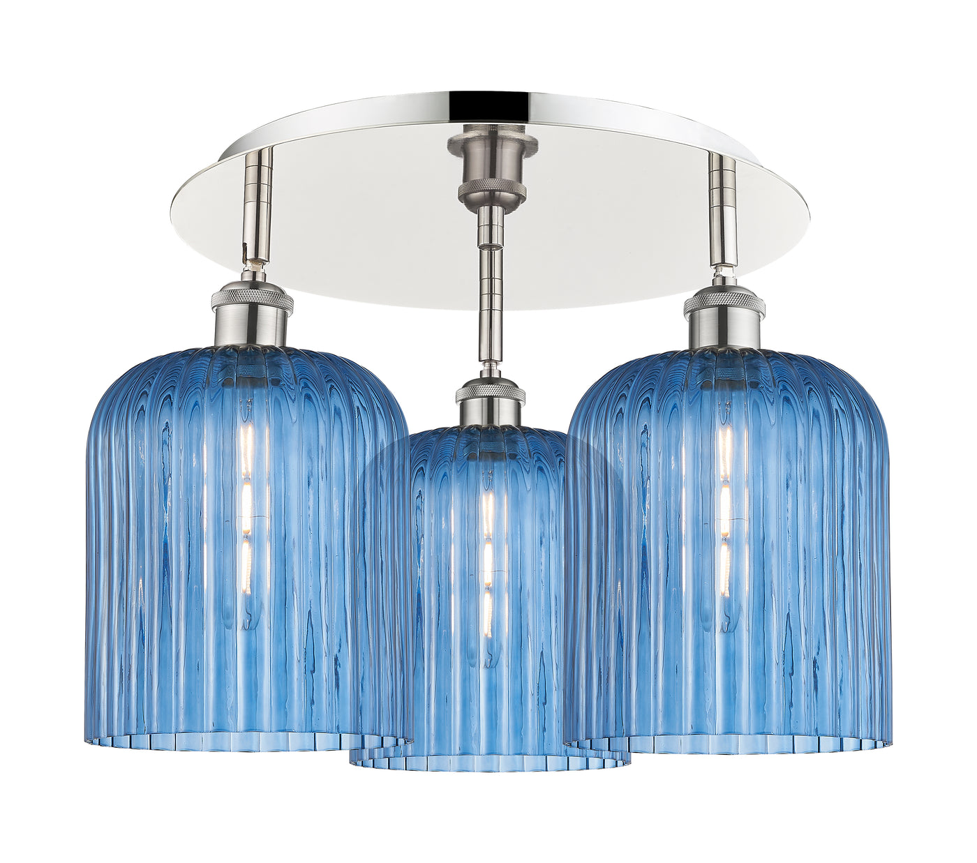 Ballston Semi-Flush Mount Satin Nickel