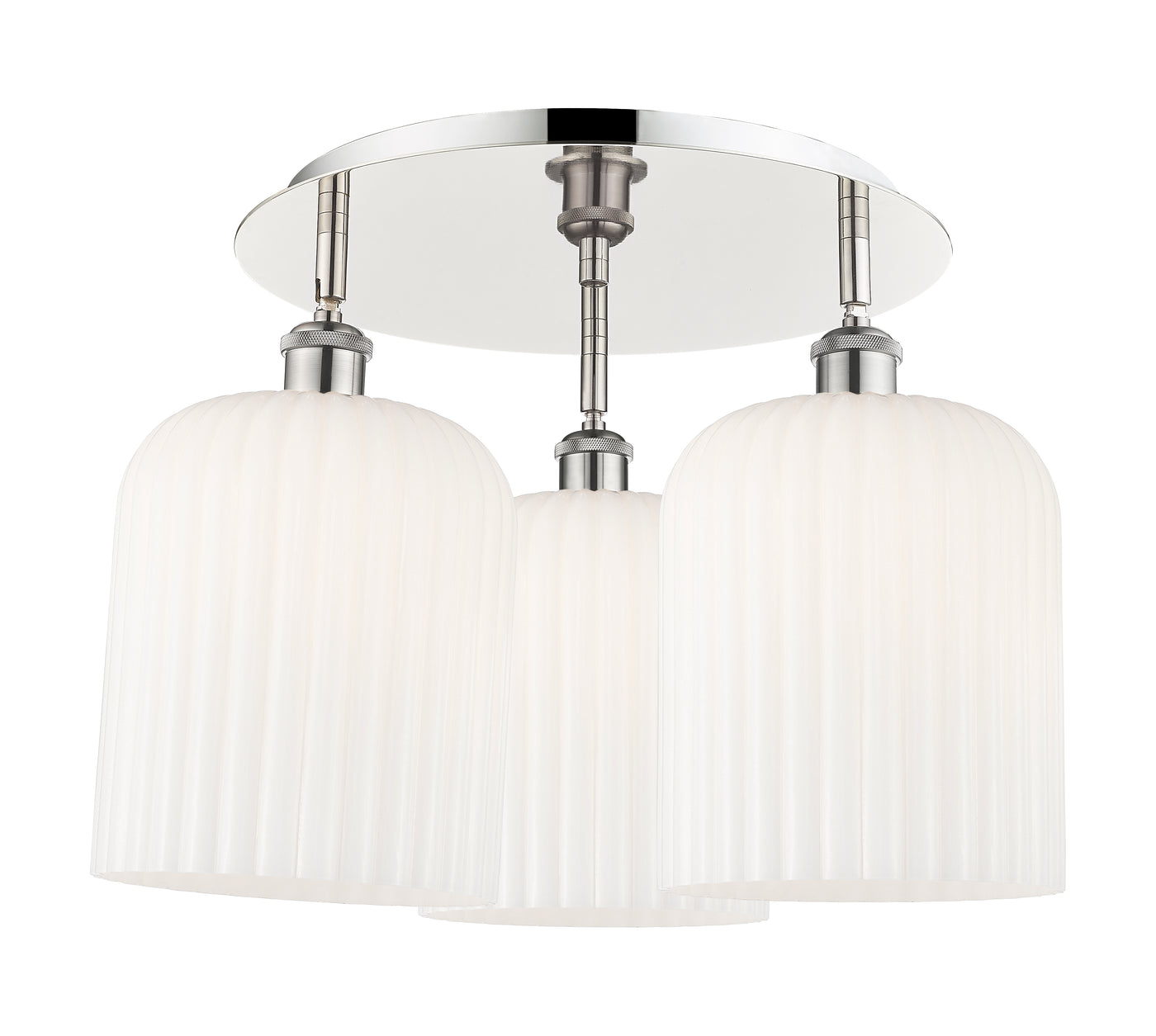 Ballston Semi-Flush Mount Satin Nickel