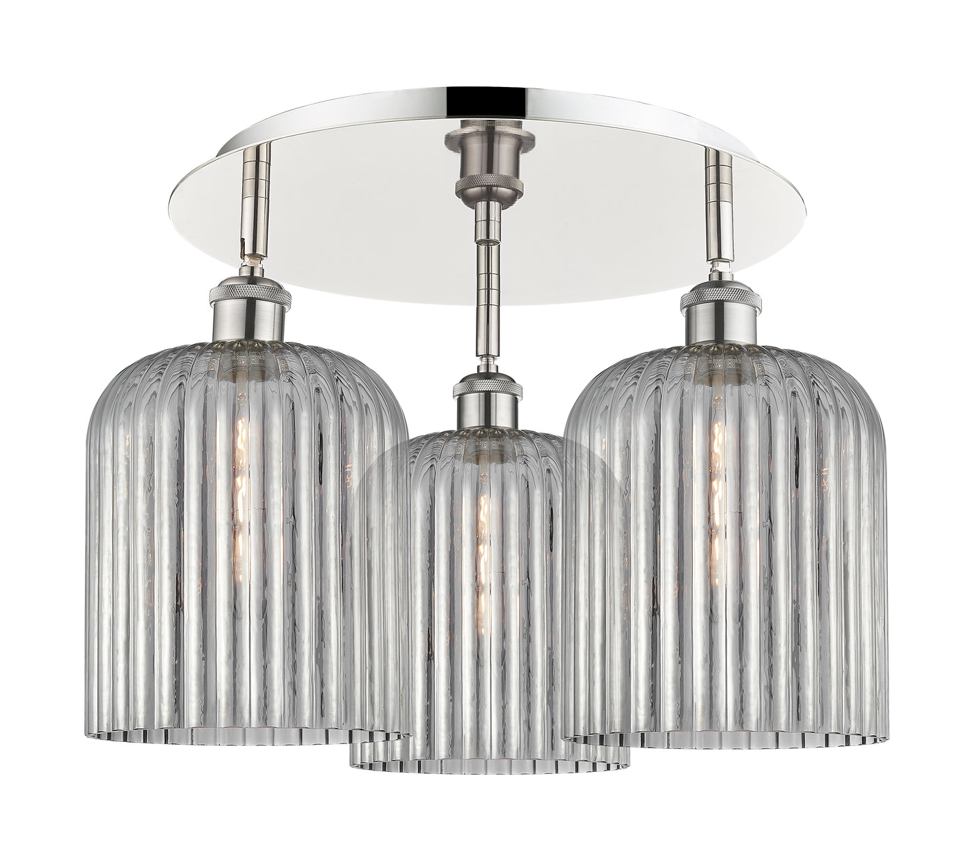Ballston Semi-Flush Mount Satin Nickel