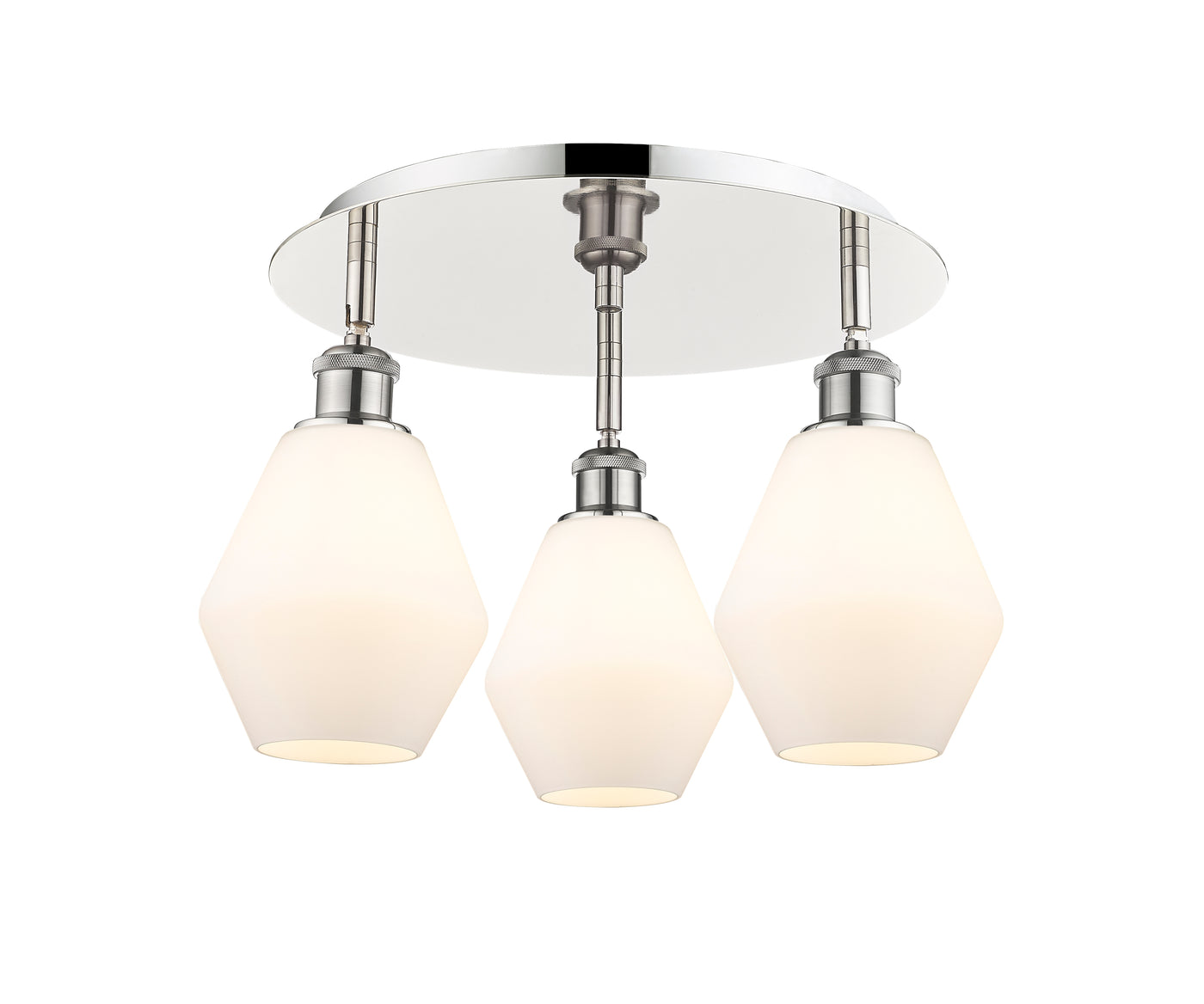 Ballston Semi-Flush Mount Satin Nickel