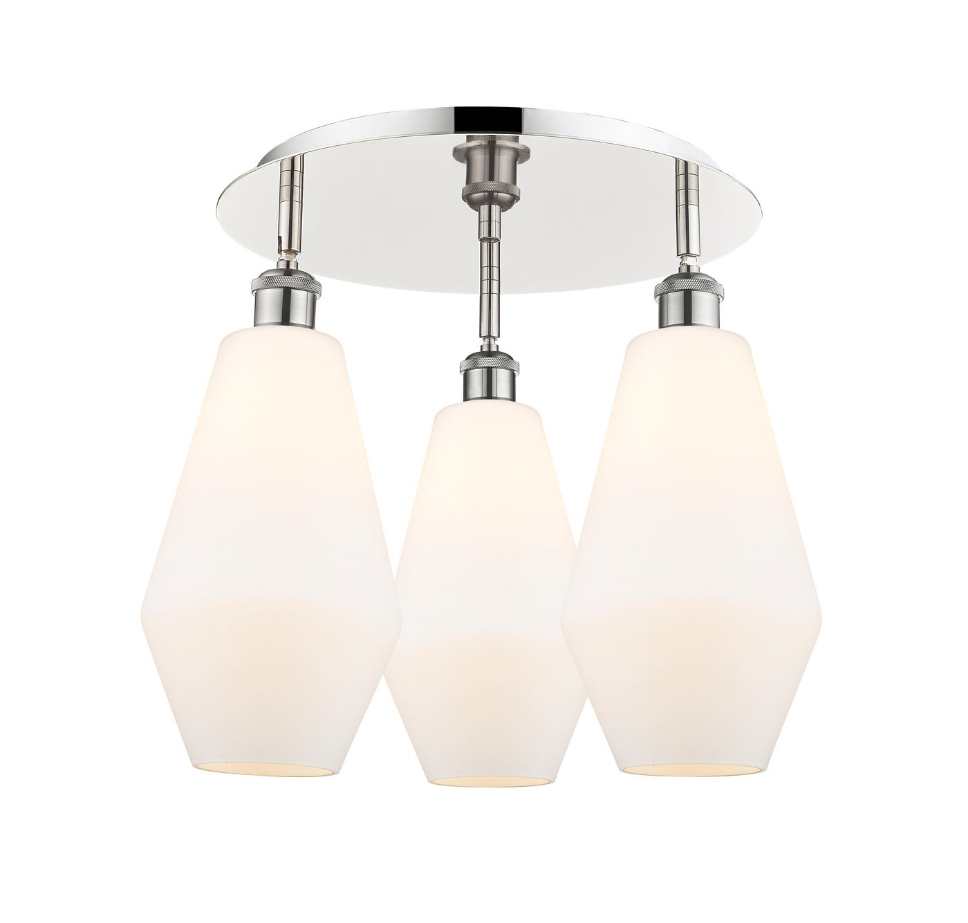 Ballston Semi-Flush Mount Satin Nickel
