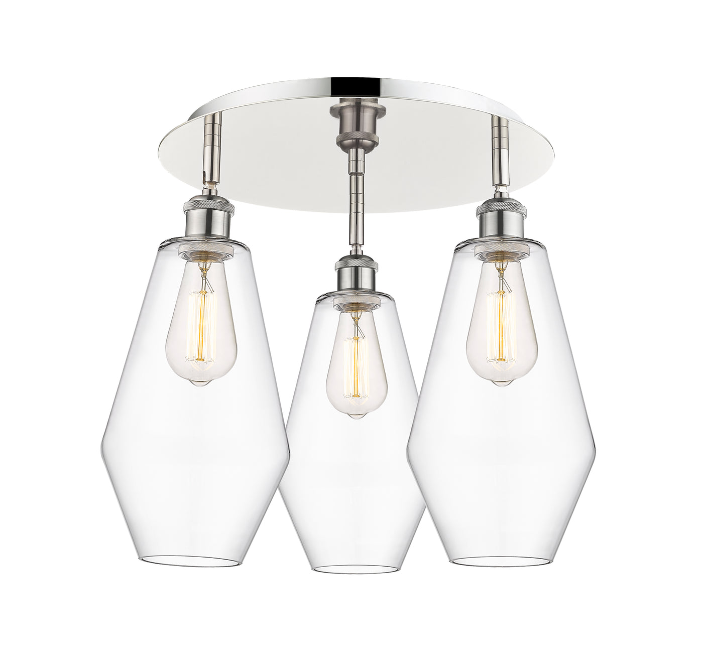 Ballston Semi-Flush Mount Satin Nickel