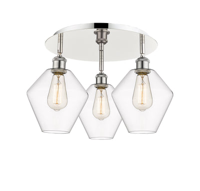 Ballston Semi-Flush Mount Satin Nickel Finish