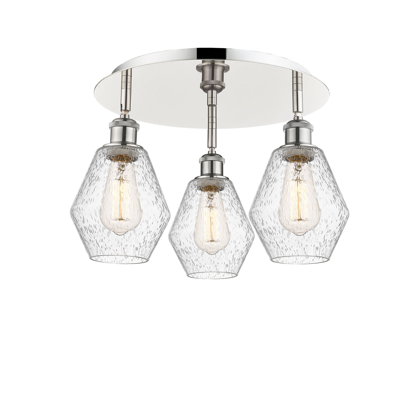 Ballston Semi-Flush Mount Satin Nickel