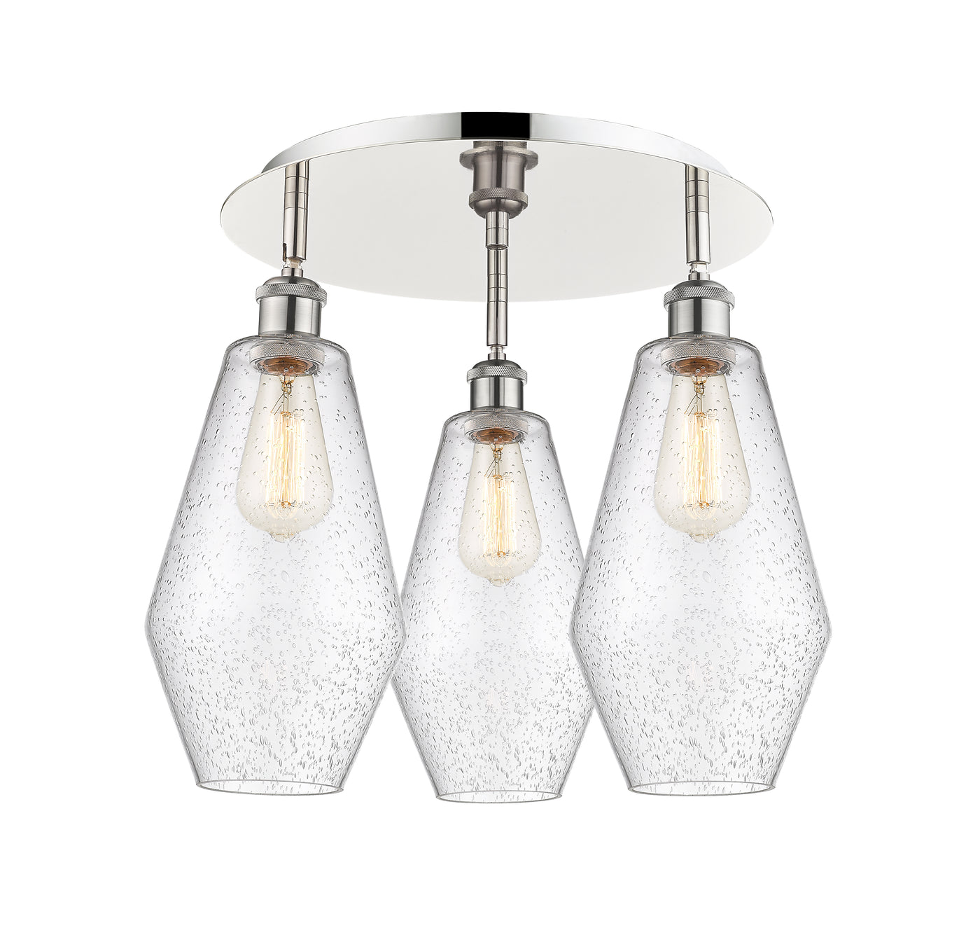 Ballston Semi-Flush Mount Satin Nickel