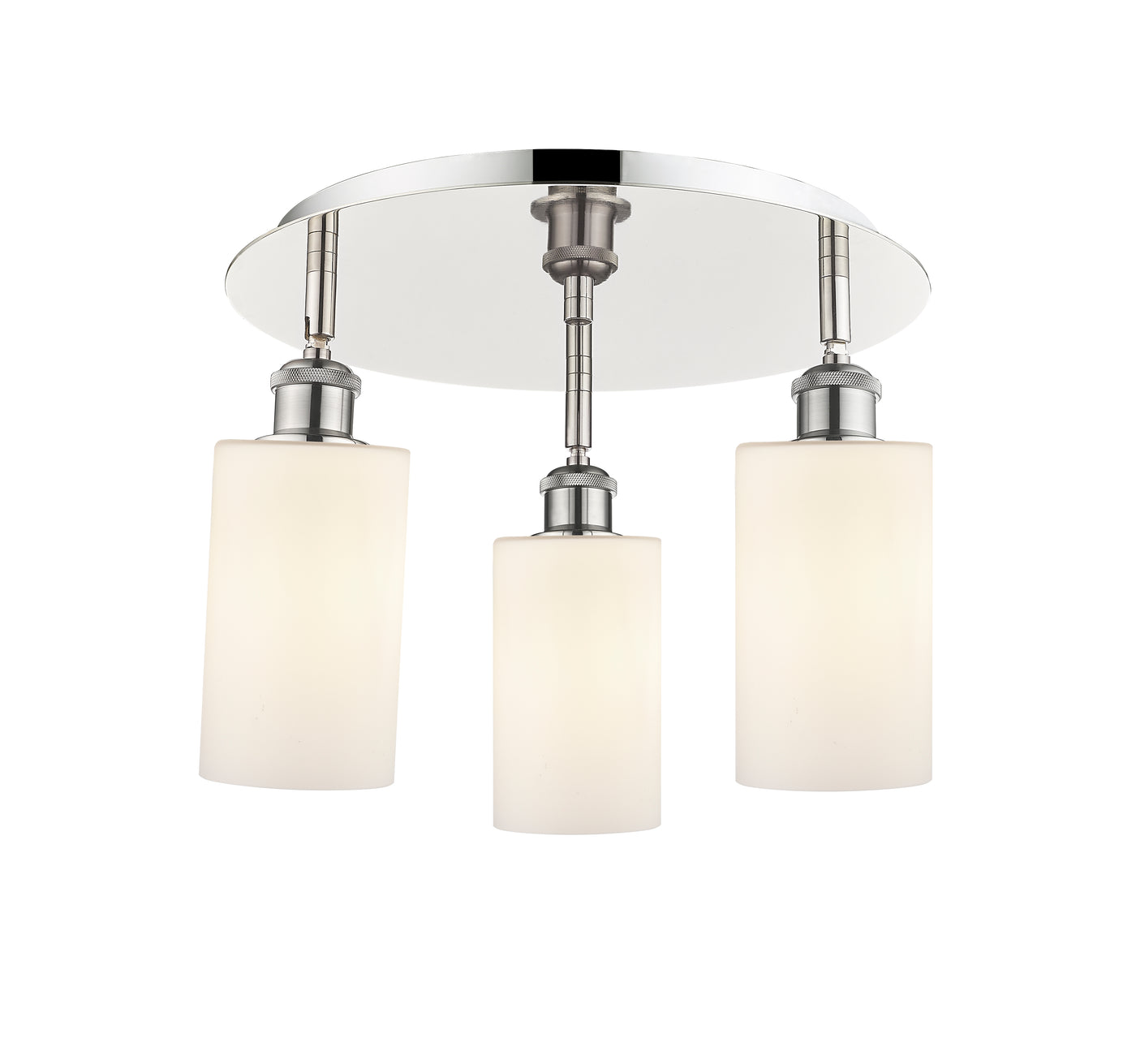 Ballston Semi-Flush Satin Nickel Brass