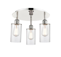 Ballston Semi-Flush Satin Nickel Brass