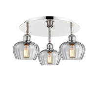 Ballston Semi-Flush Mount Satin Nickel