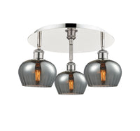 Ballston Semi-Flush Mount Satin Nickel