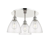 Ballston Semi-Flush Mount Satin Nickel