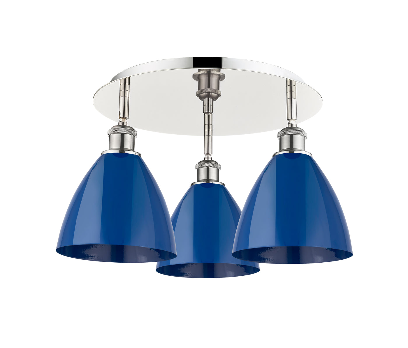Ballston Semi-Flush Mount Satin Nickel