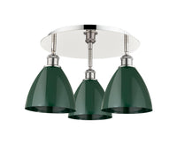 Ballston Semi-Flush Mount Satin Nickel
