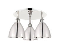 Ballston Semi-Flush Mount Satin Nickel