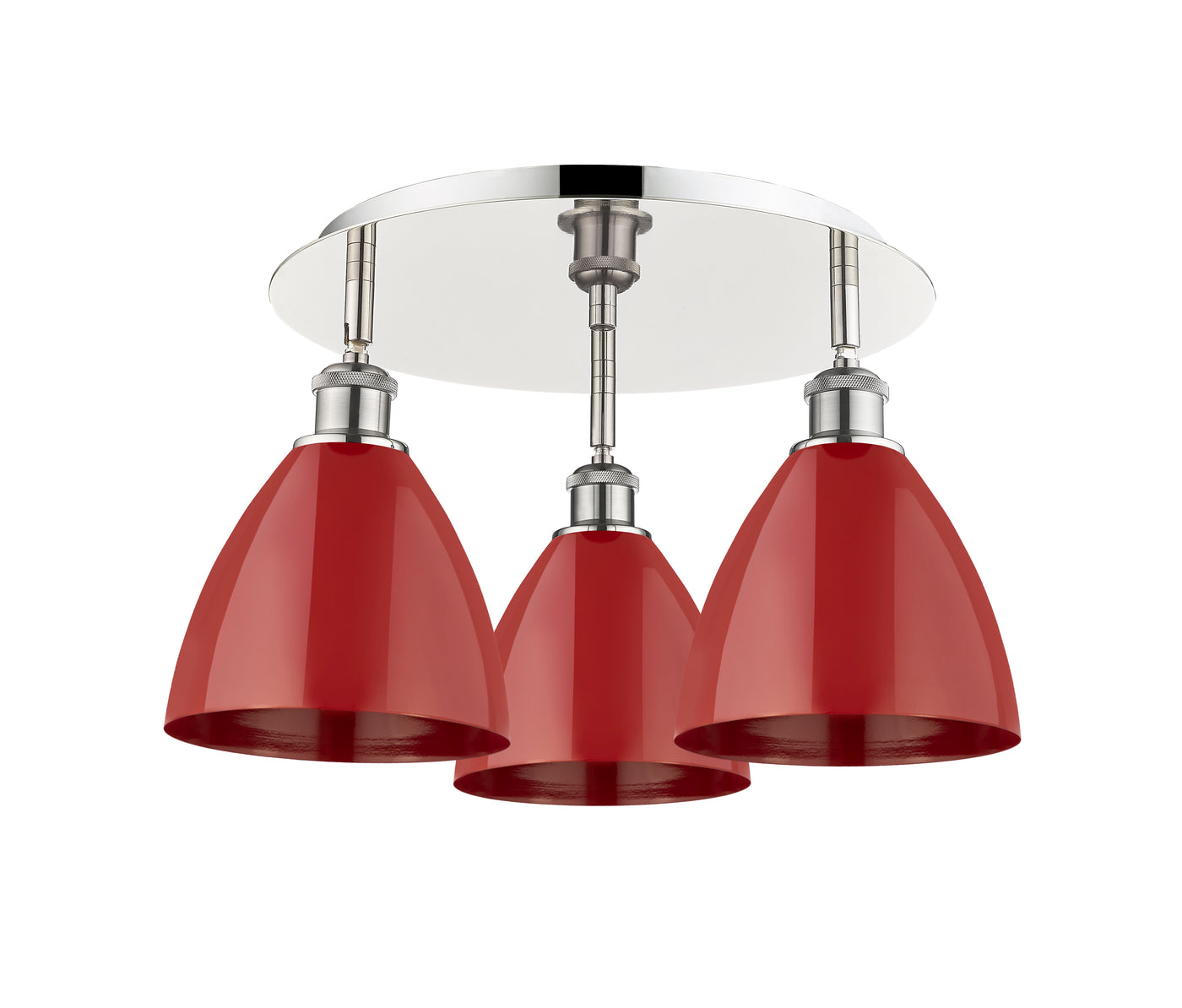 Ballston Semi-Flush Mount Satin Nickel