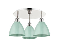 Ballston Semi-Flush Mount Satin Nickel
