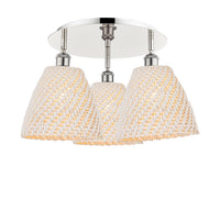 Ballston Semi-Flush Mount Satin Nickel