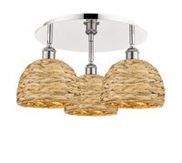 Ballston Semi-Flush Mount Satin Nickel
