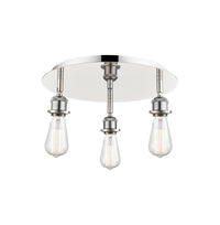 Ballston Semi-Flush Mount Satin Nickel