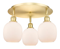 Ballston Semi-Flush Mount Satin Nickel
