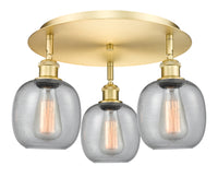 Ballston Semi-Flush Mount Satin Nickel