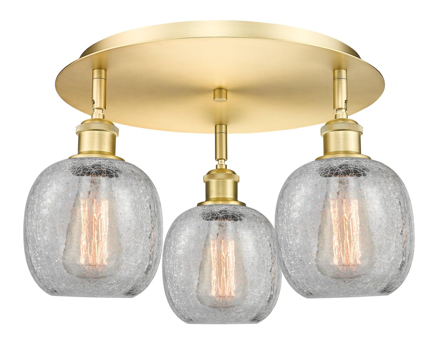 Ballston Semi-Flush Mount Satin Nickel