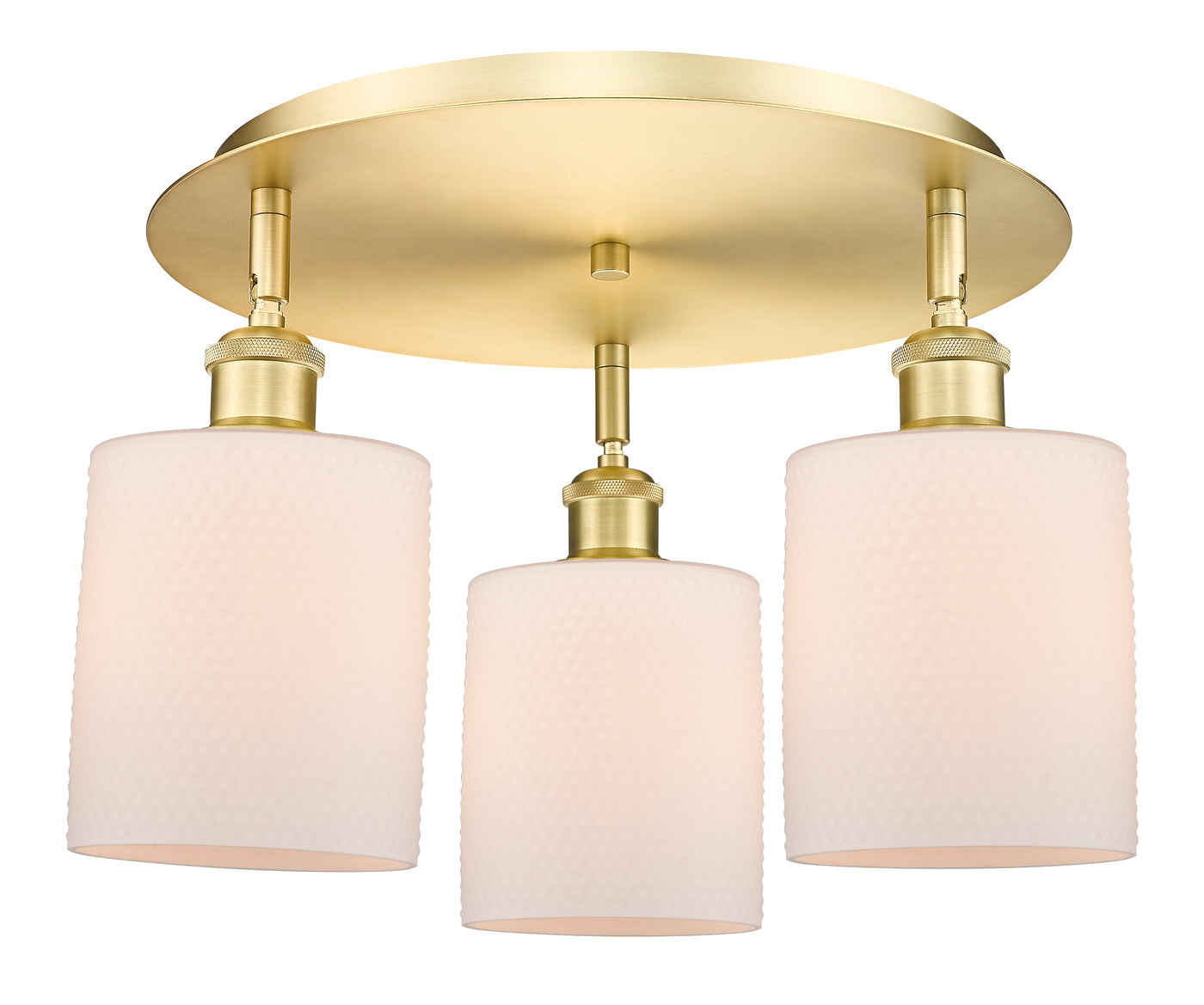 Ballston Semi-Flush Mount Satin Nickel