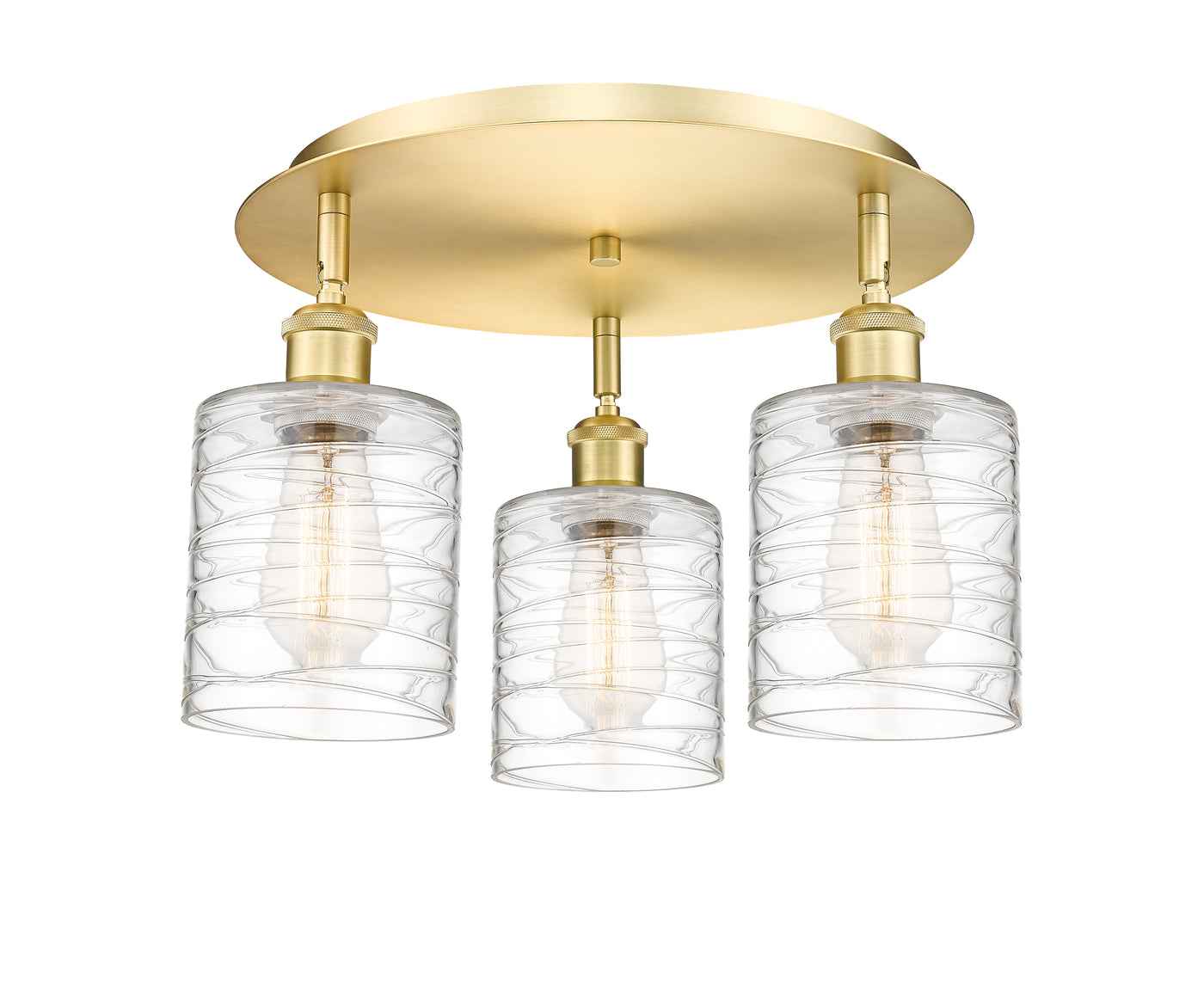 Ballston Semi-Flush Mount Satin Nickel