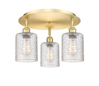 Ballston Semi-Flush Mount Satin Nickel