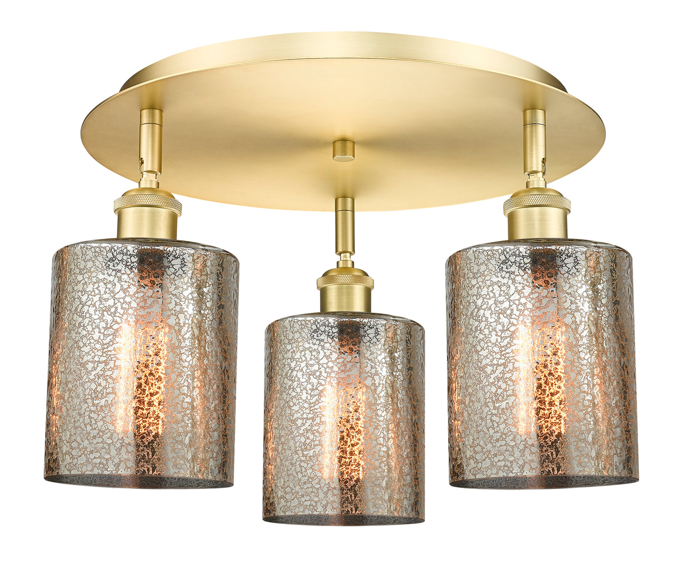 Ballston Semi-Flush Mount Satin Nickel