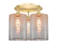 Ballston Semi-Flush Mount Satin Nickel Brass